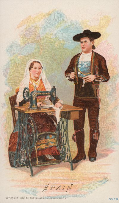 Máquina de coser, España de American School